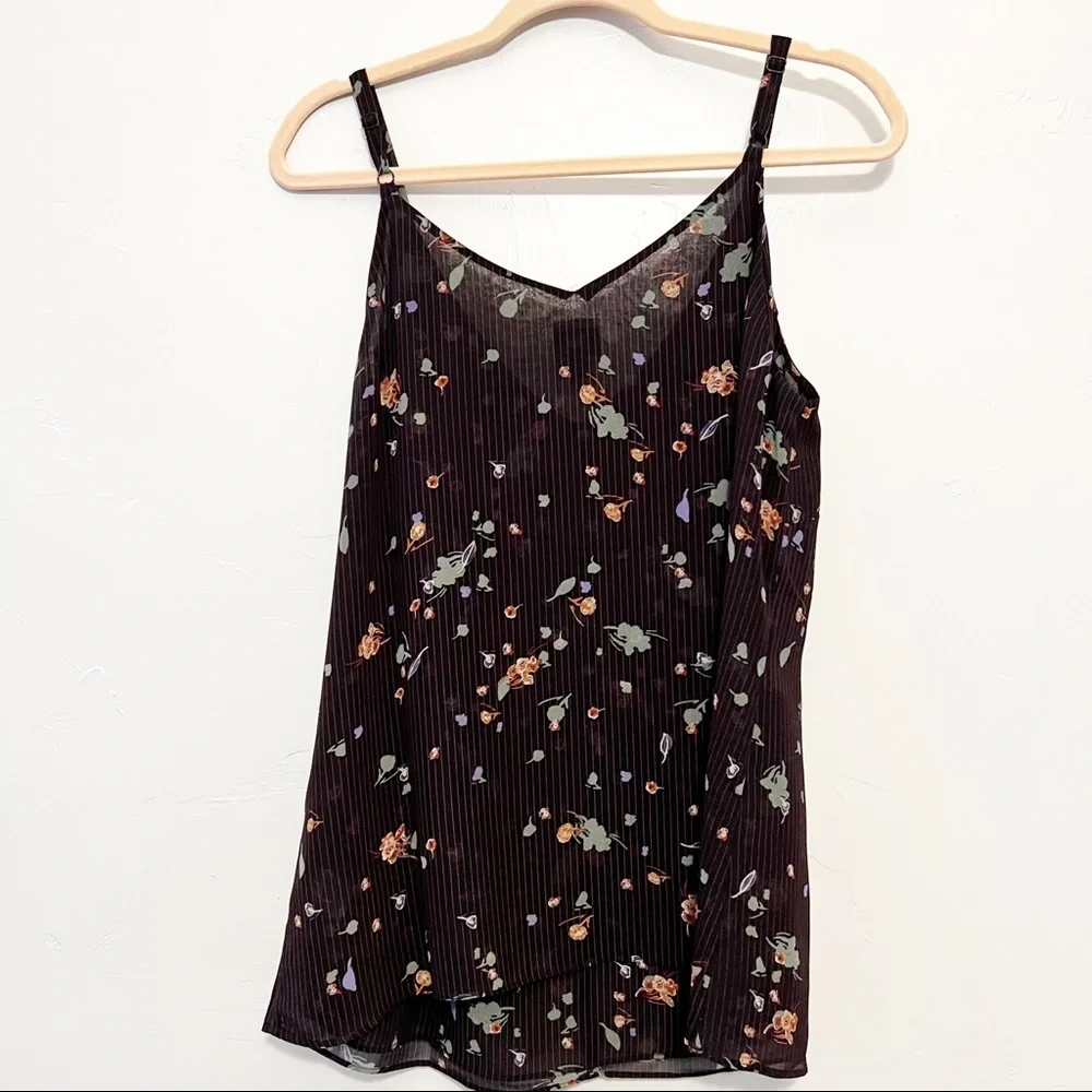 CAbi #3607 Pinstripe Floral Cami medium - Picture 7 of 11